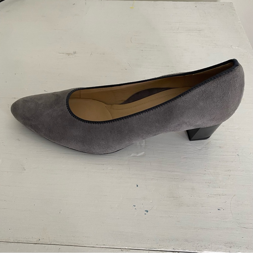 ARA Luftpolster Gray Suede Leather Pump in US 10 - Picture 4 of 14